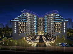 三亚君吉酒店建筑泛光照明设计方案